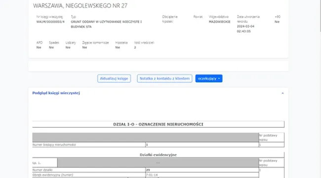 Księgi wieczyste Księgi wieczyste