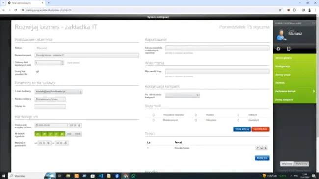 System mailingowy System mailingowy